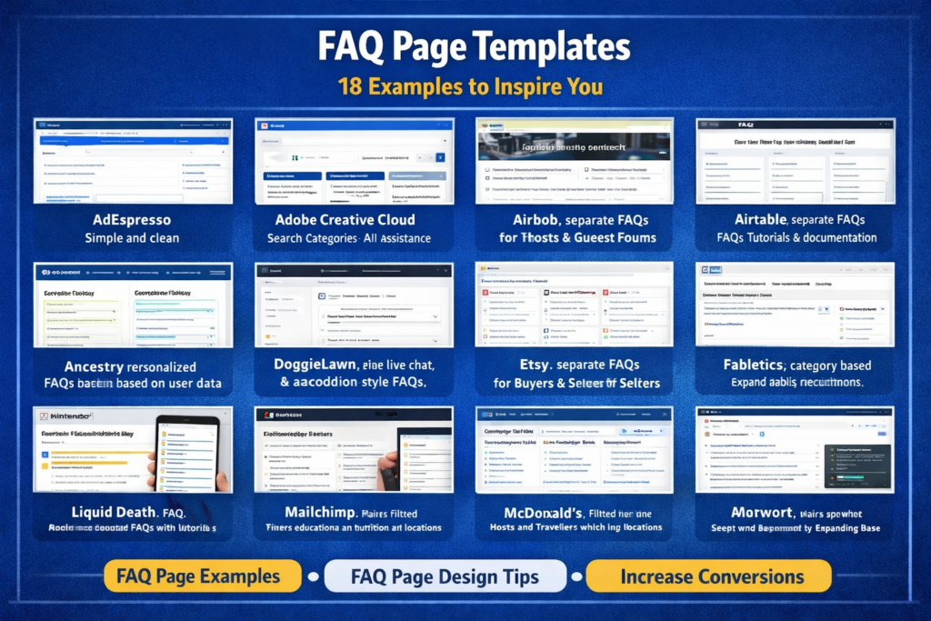 FAQ Page Templates